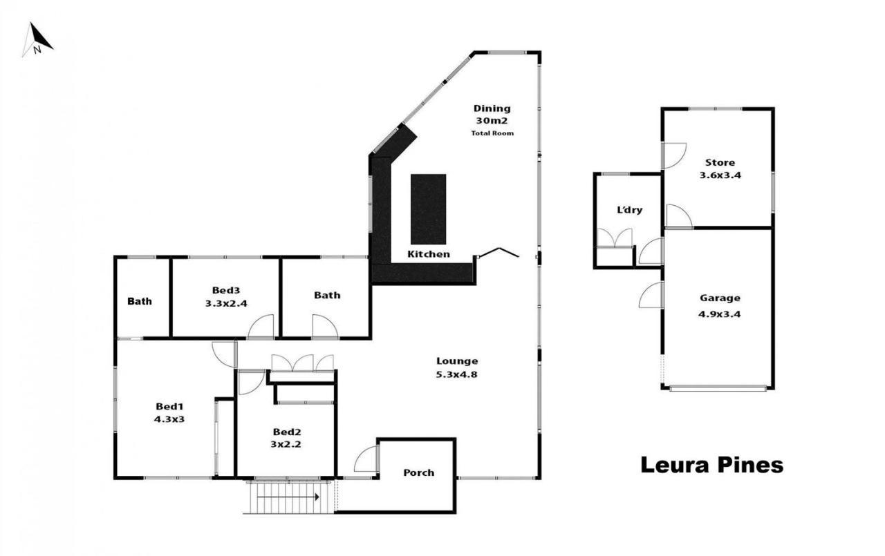 Leura Pines Villa Bagian luar foto